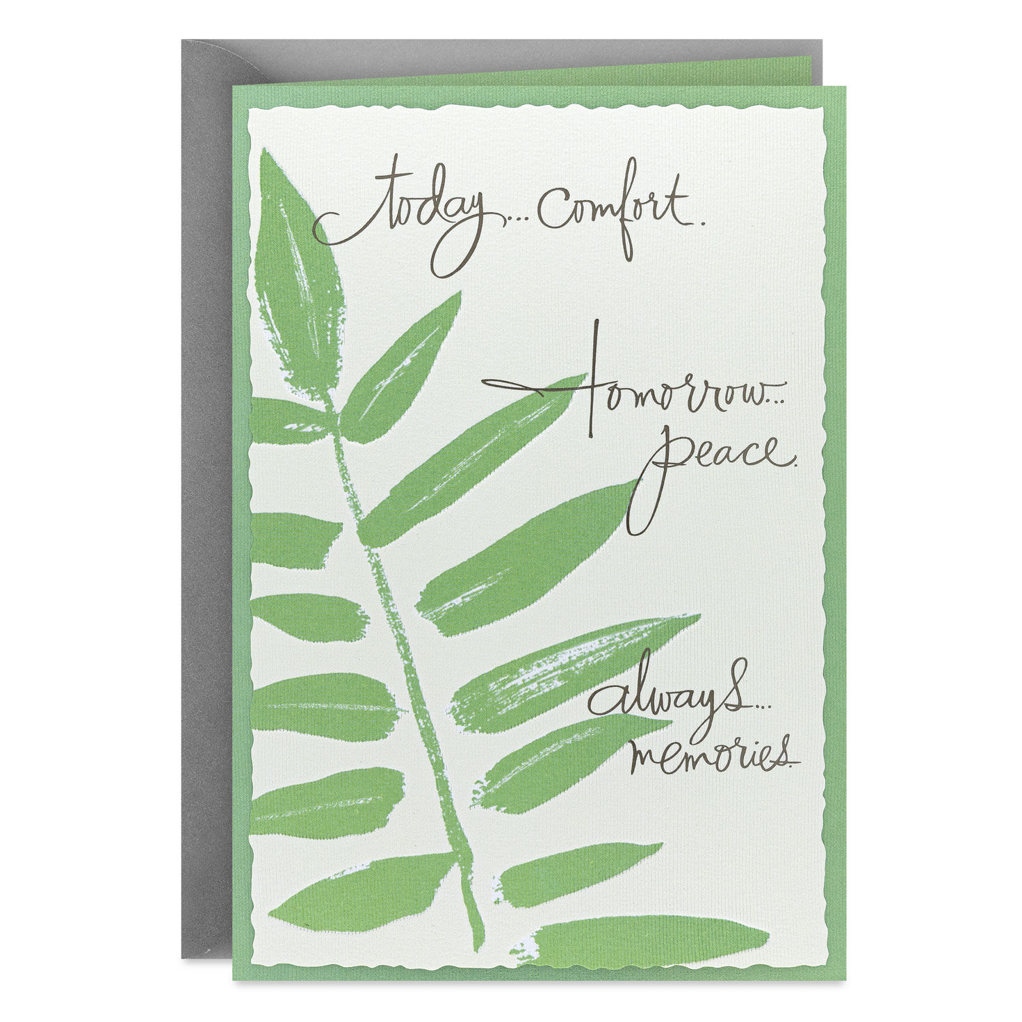 Comfort, Peace and Memories Sympathy Card