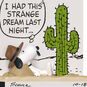 Peanuts Spike Talking to Cactus Keepsake Ornament upclose view image number 5