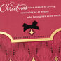 Elegant Burgundy and Gold Christmas Card for Friend Card Front Detail image number 4