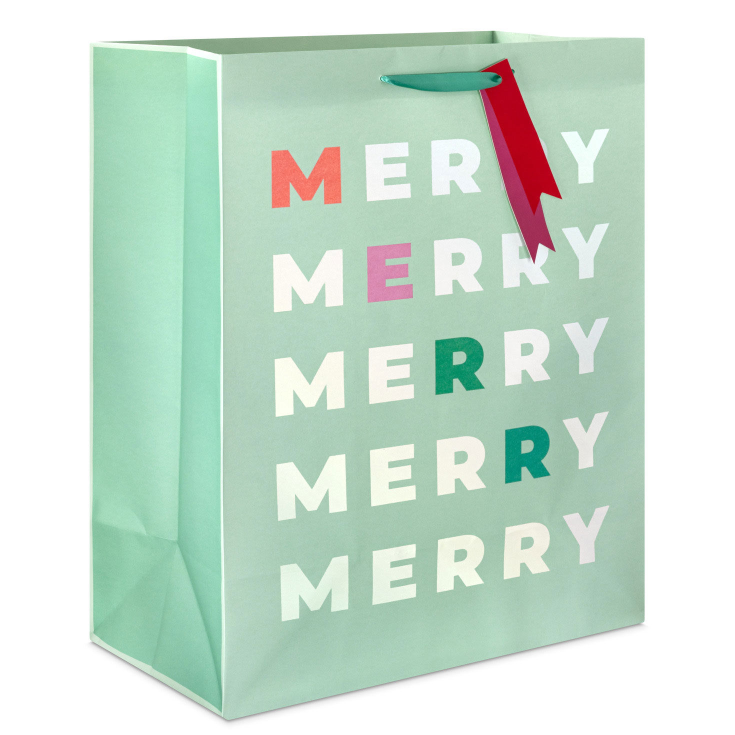 20" Merry Merry Jumbo Christmas Gift Bag