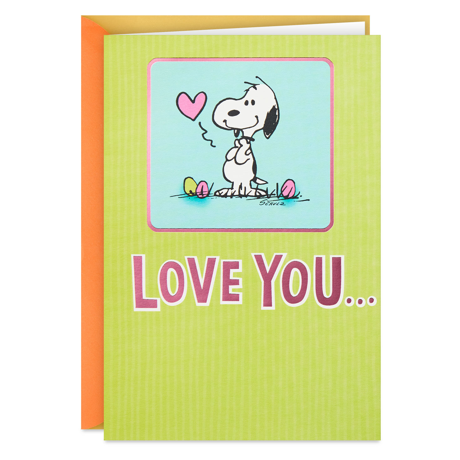 Peanuts® Love You This Much, Snoopy Hug Pop-Up Easter Card