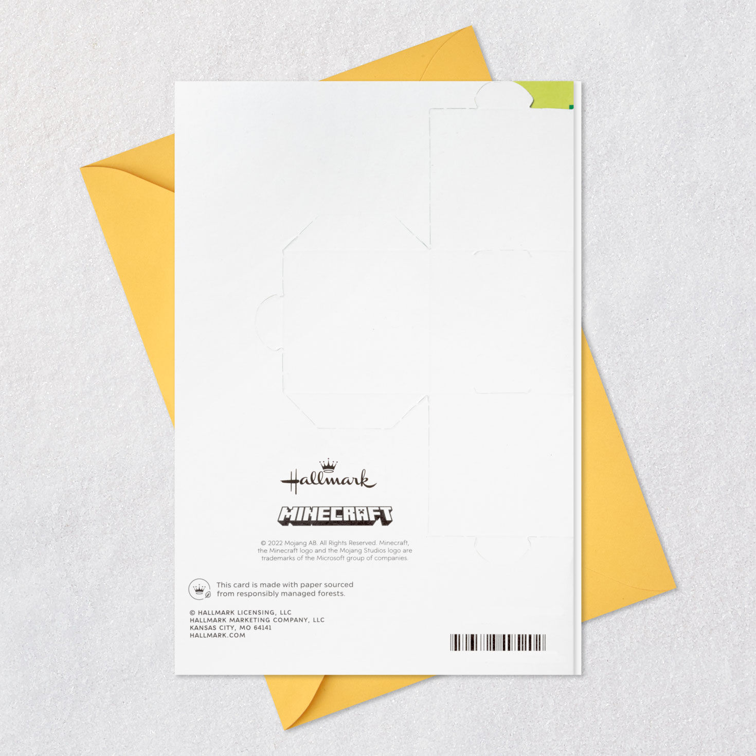 Minecraft Have a Blast Birthday Card for Kids With Build-Your-Own Creeper, , large image number 10