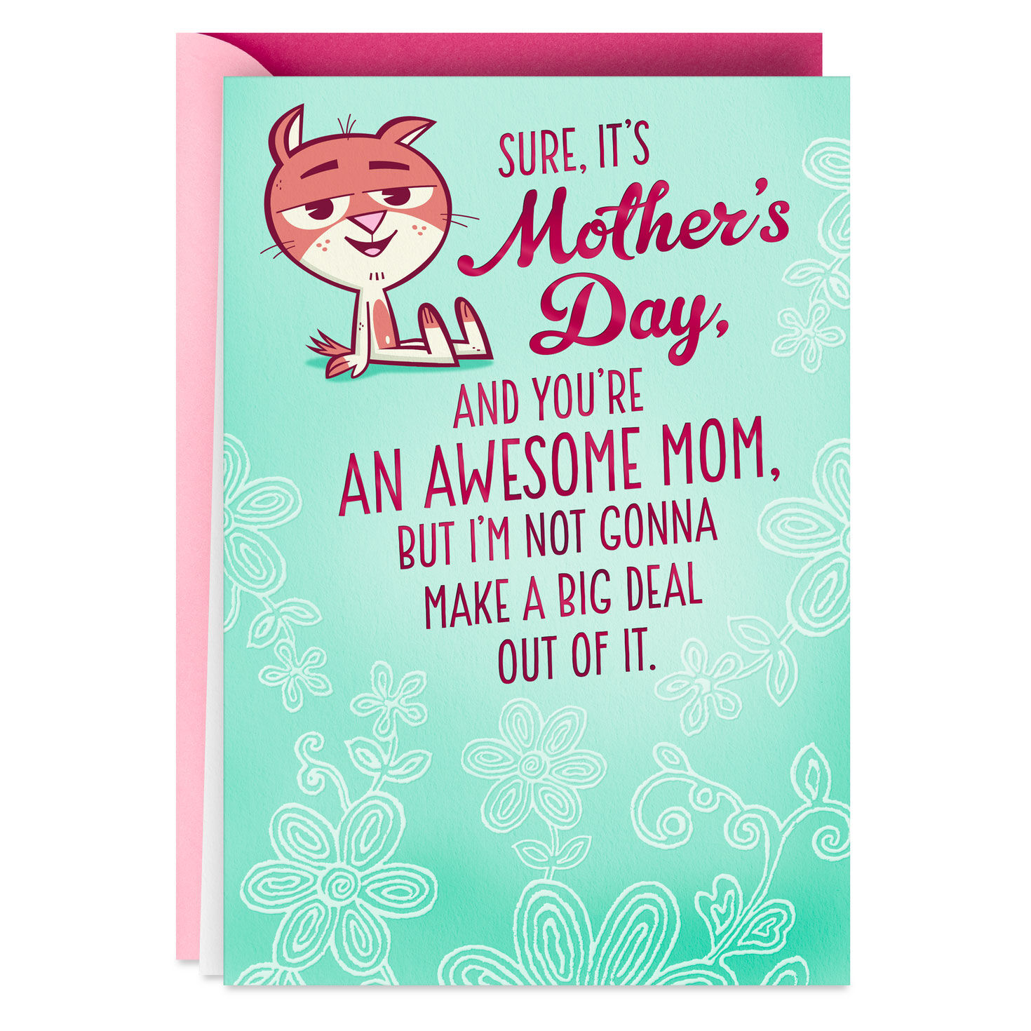No Big Deal Funny Pop-Up Mother's Day Card for Mom