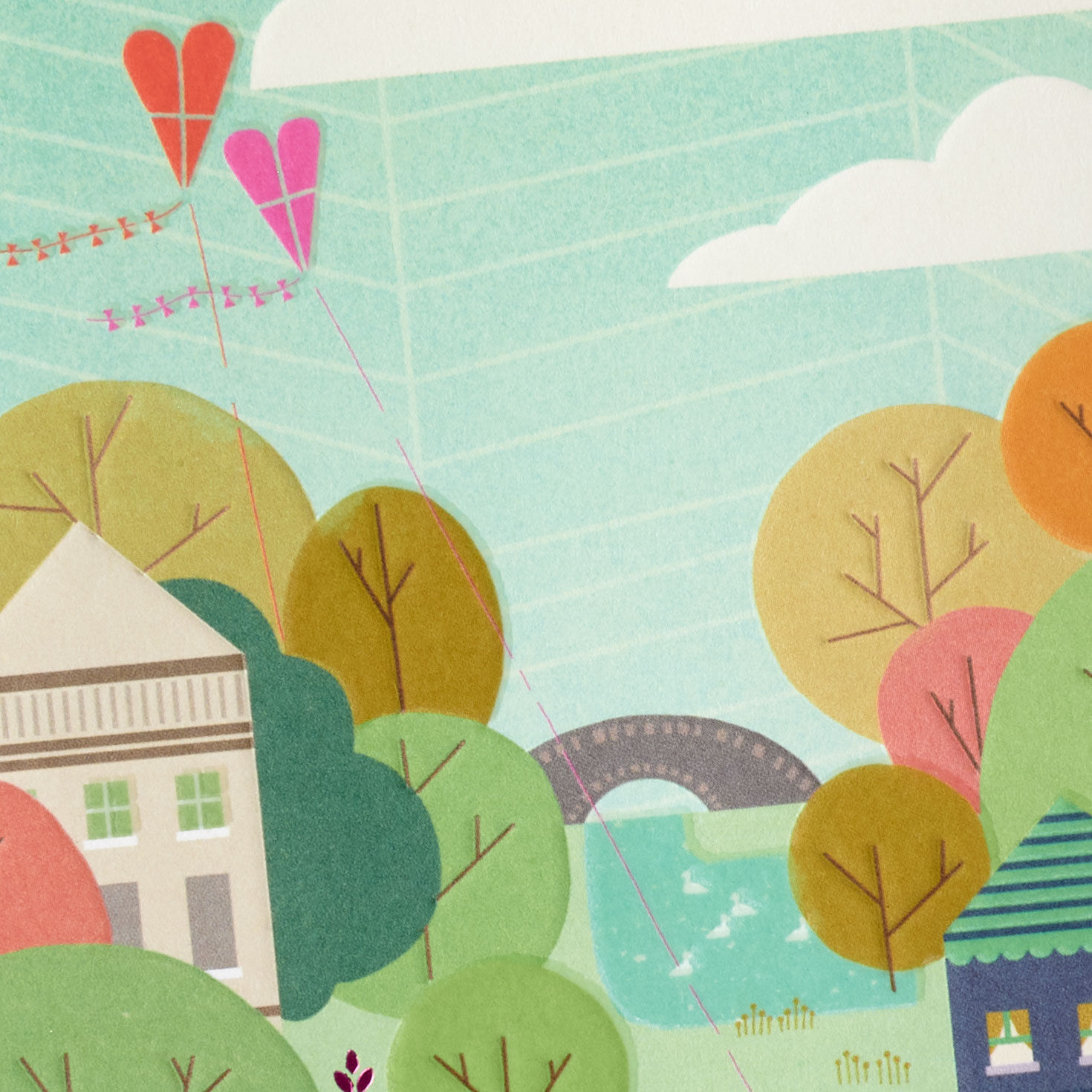 Storybook Village Romantic Love Card Card Front Detail image number 4