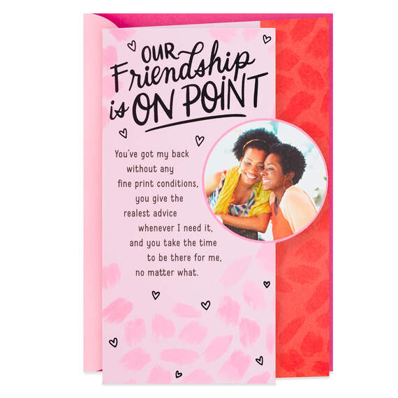 Our Friendship Is on Point Valentine's Day Card for Her, , large image number 1