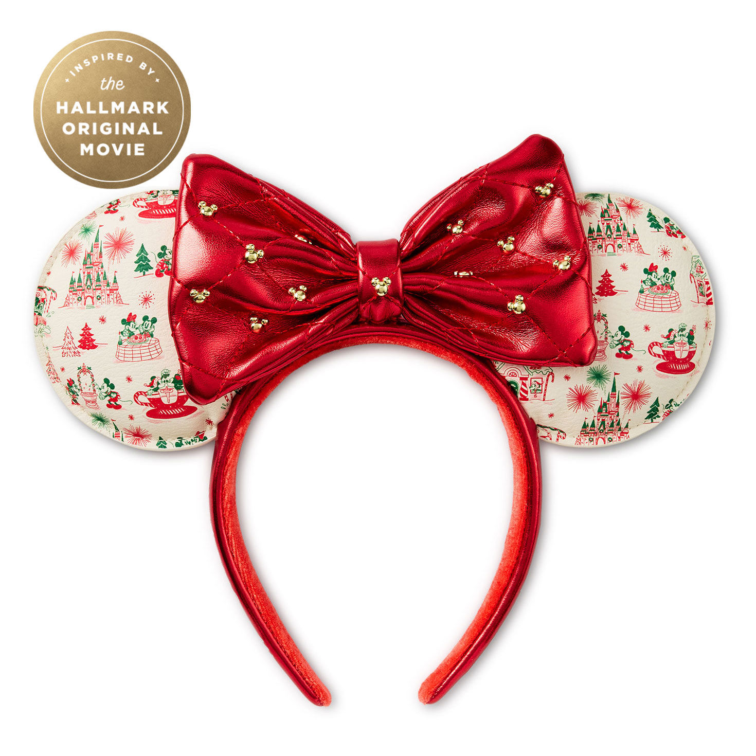 Hallmark + Disney Holiday Ever After Loungefly Minnie Mouse Ears Headband