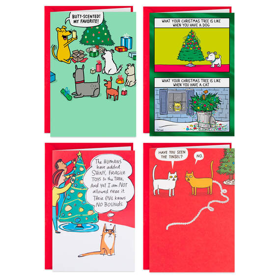 Shoebox Pets Funny Christmas Cards Assortment, , large image number 1