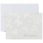 Cream Leaves Sympathy Thank You Notes, Box of 10, , large image number 1