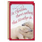 Cuddling Polar Bears Love You Christmas Card, , large image number 1