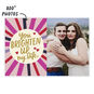 Personalized Bright Rays and Hearts Love Photo Card  image number 2