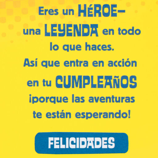 DC Comics™ Batman™ Spanish-Language 8th Birthday Card With Stickers, 