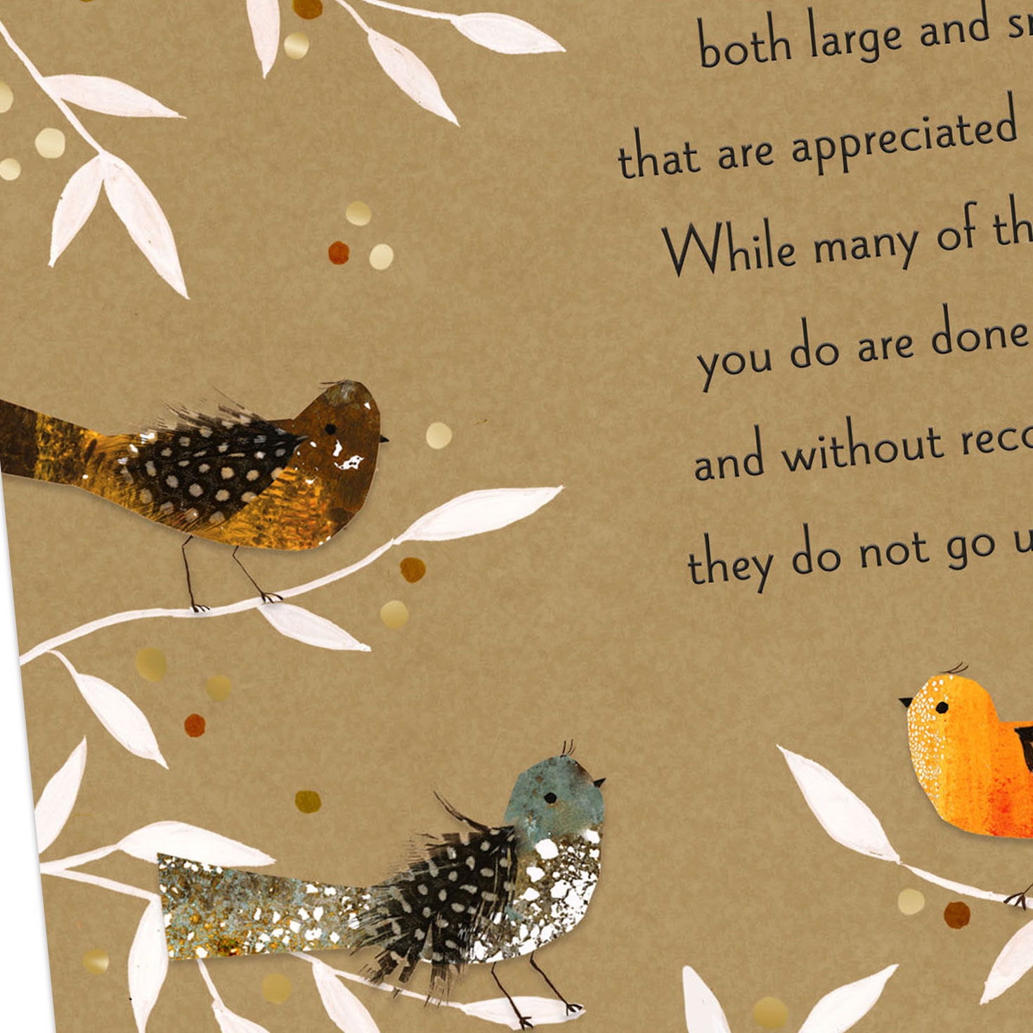 Colorful Birds Pastor and Family Appreciation Card Card Front Detail image number 5