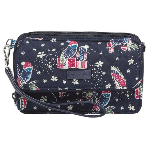 Vera Bradley Wallets Purses Travel Bags Hallmark Vera Bradley Rfid All In One Crossbody Purse Holiday Owls