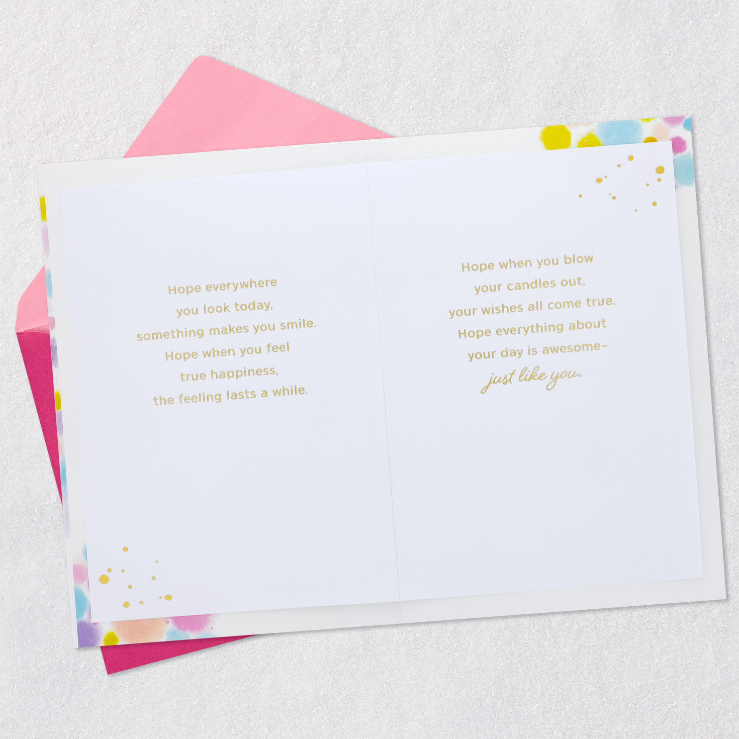 Geometric Cake Birthday Card for Mom Open card with envelope image number 4