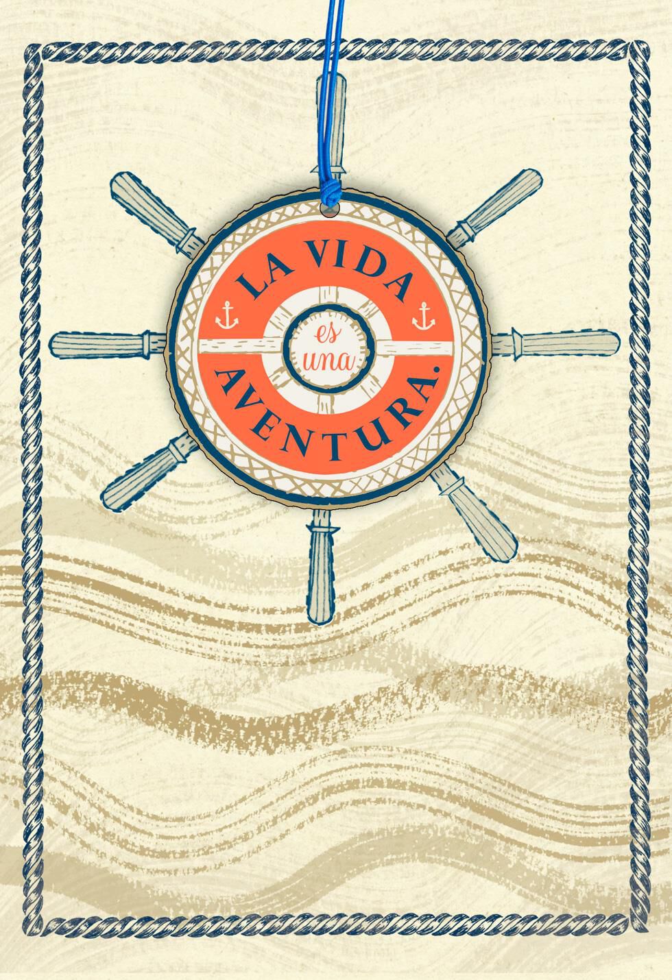 Nautical Spanish-Language Birthday Card With Keepsake for Son