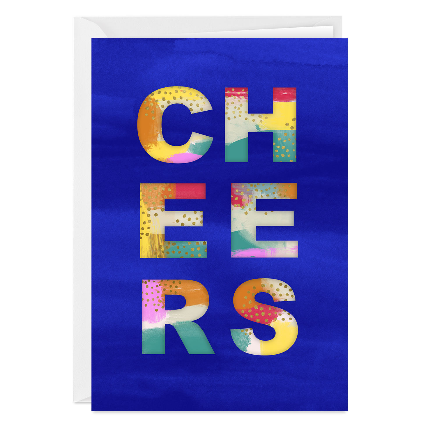 Artsy Cheers Custom Celebration Card