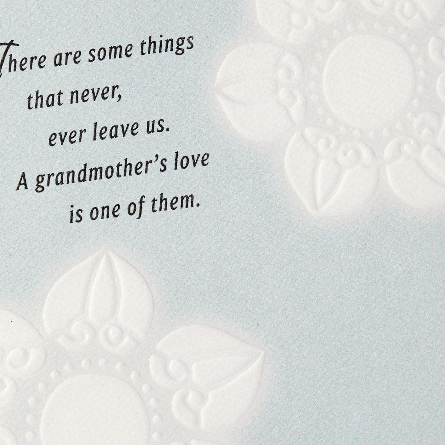A Grandmother's Love Never Leaves Sympathy Card, , large image number 4