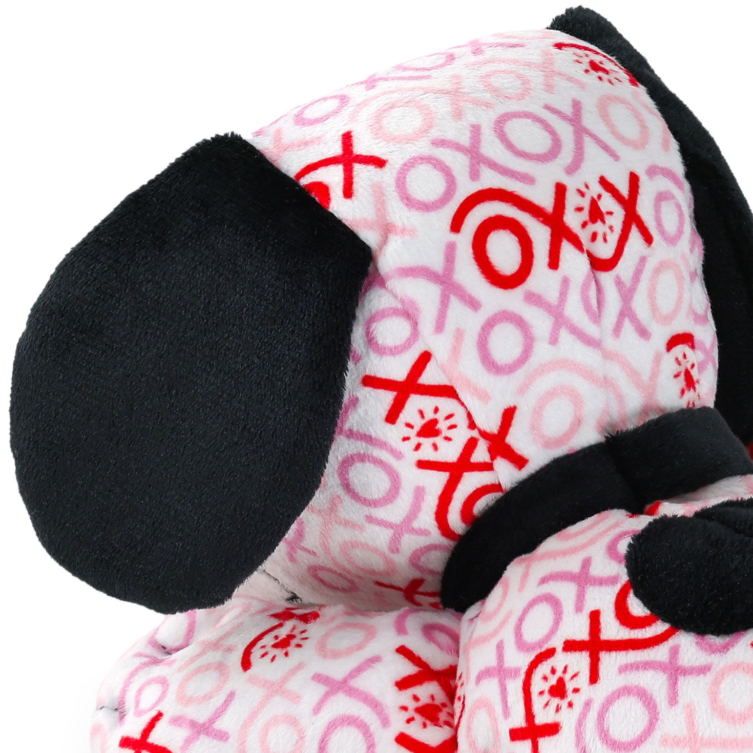 Peanuts&reg; XOXO Floppy Snoopy Plush upclose view image number 5