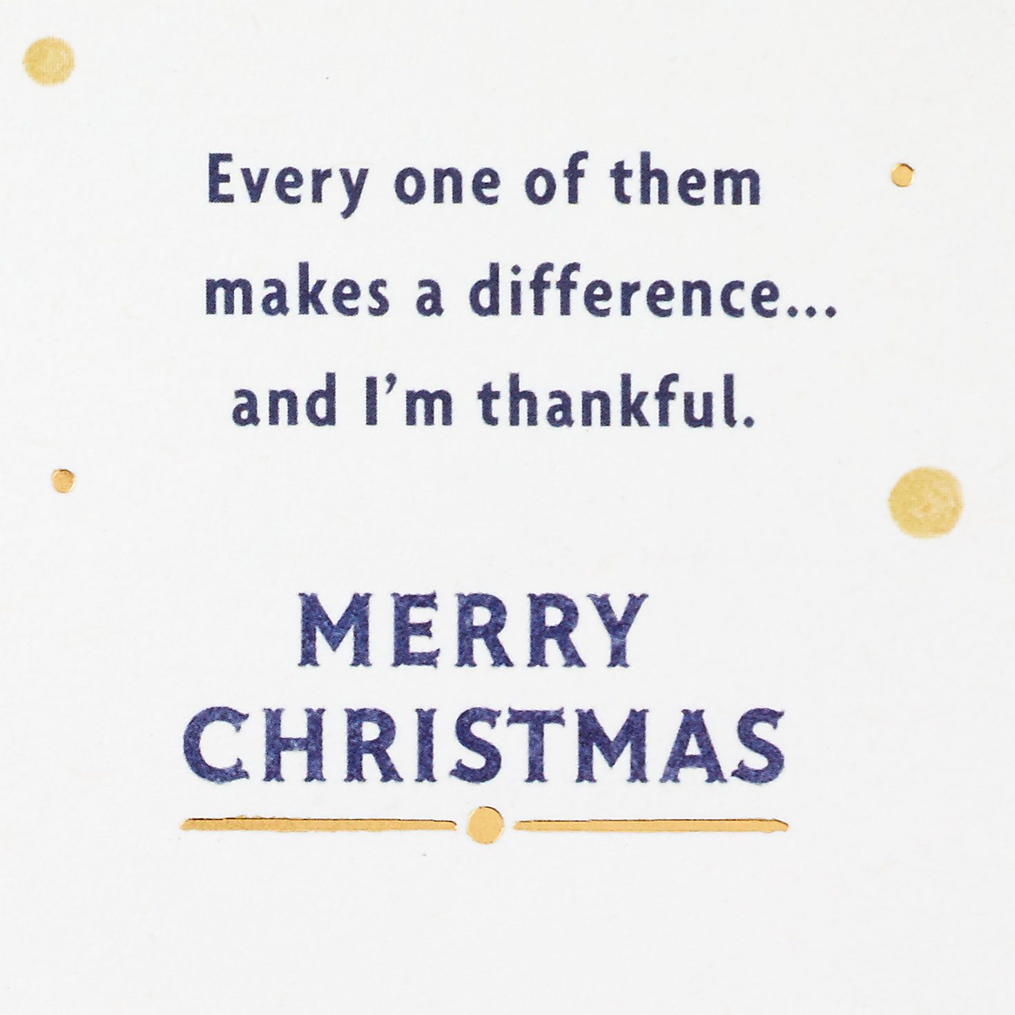 White Trees on Blue Christmas Card for Dad Sentiment image number 3