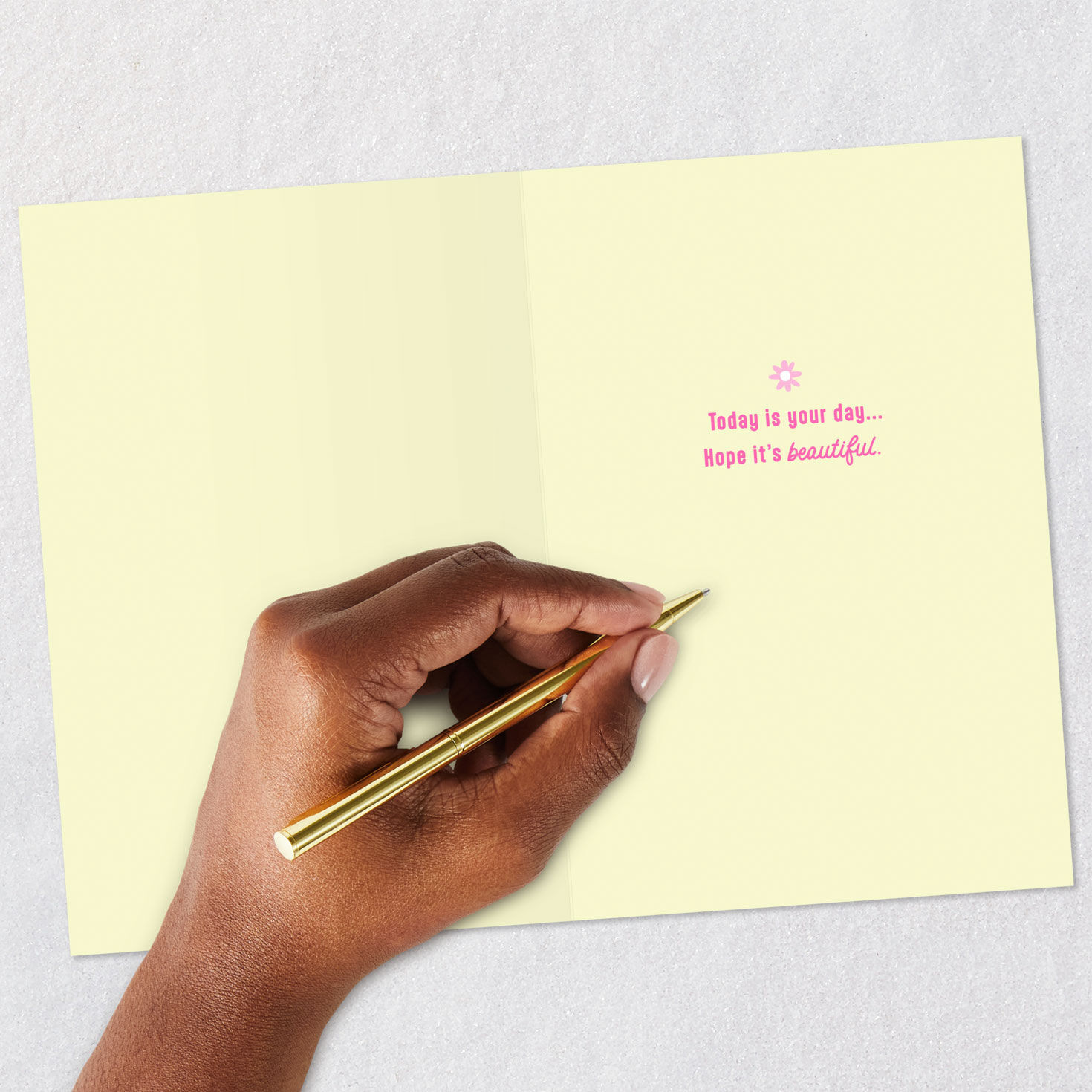 Floral Lettering Happy Mother's Day Card signing card image number 7