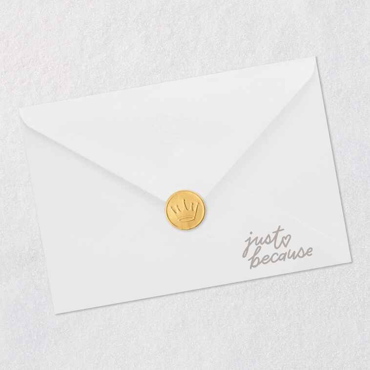 Tropical Flowers Hello Friend Friendship Card Envelope Back with Seal image number 7