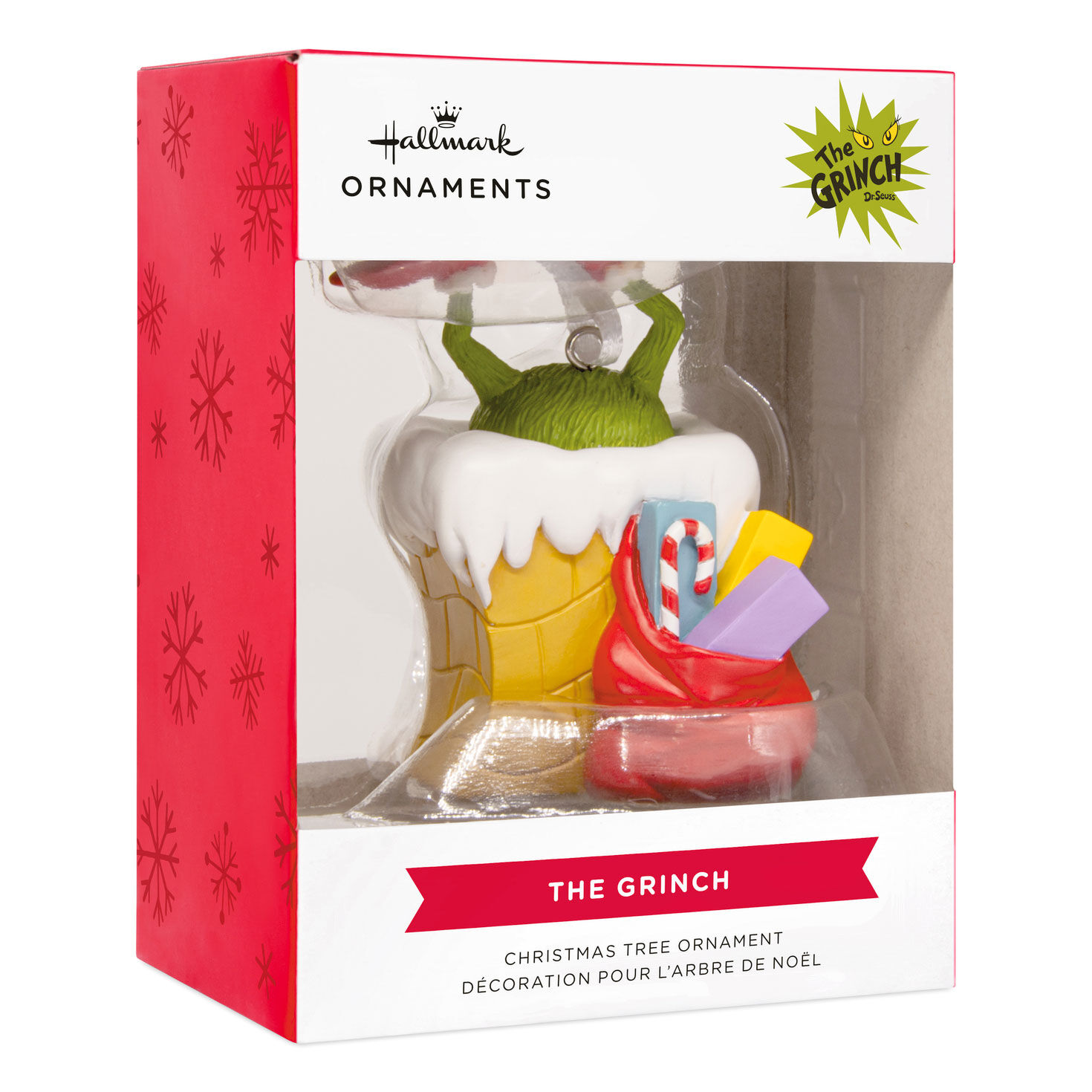 Grinch in Chimney Christmas Ornament package front image number 7