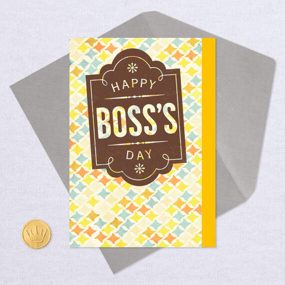 Celebrating and Honoring You Boss's Day Card, , large image number 5