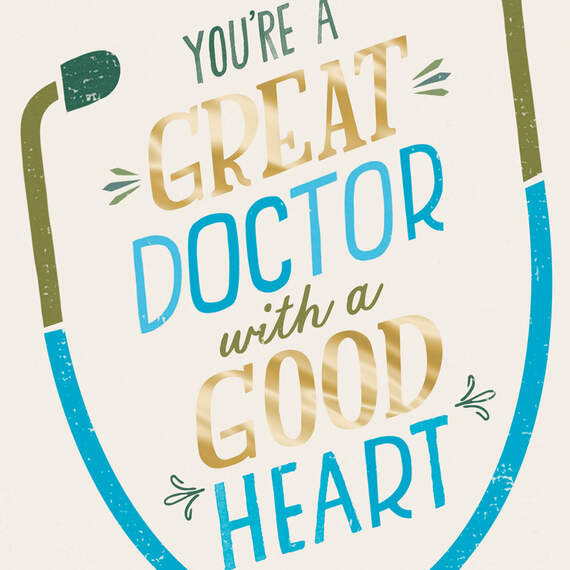 You're a Great Doctor With a Good Heart Thank-You Card, , large image number 4