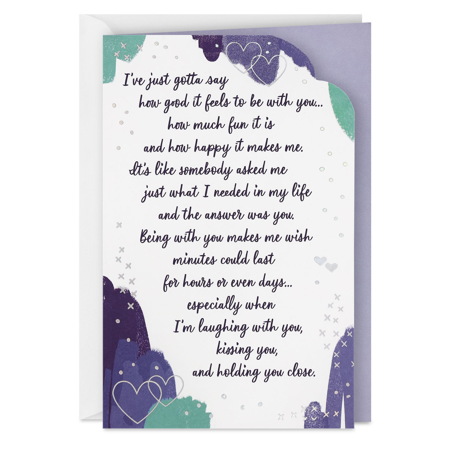 How Good It Feels to Be With You Romantic Love Card