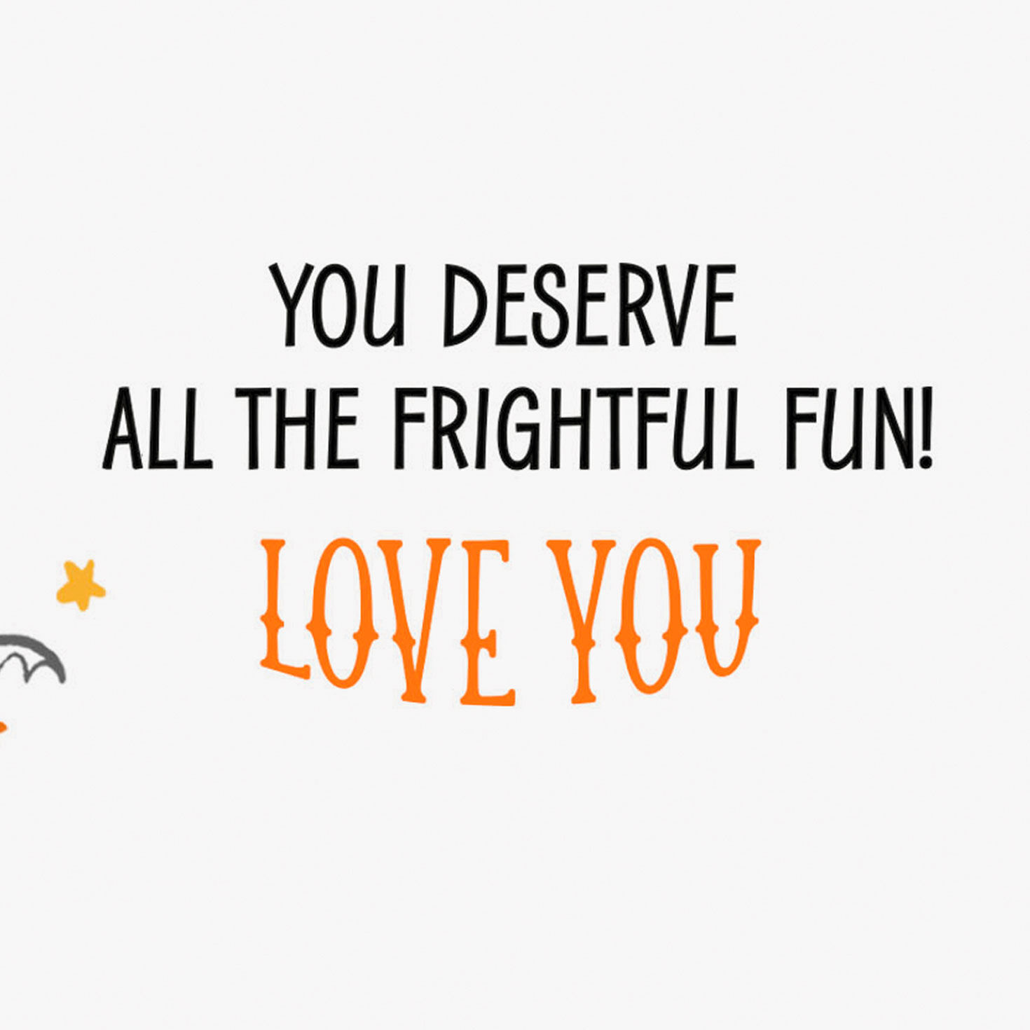 Cute Icons Black Halloween Card for Grandson Sentiment image number 2