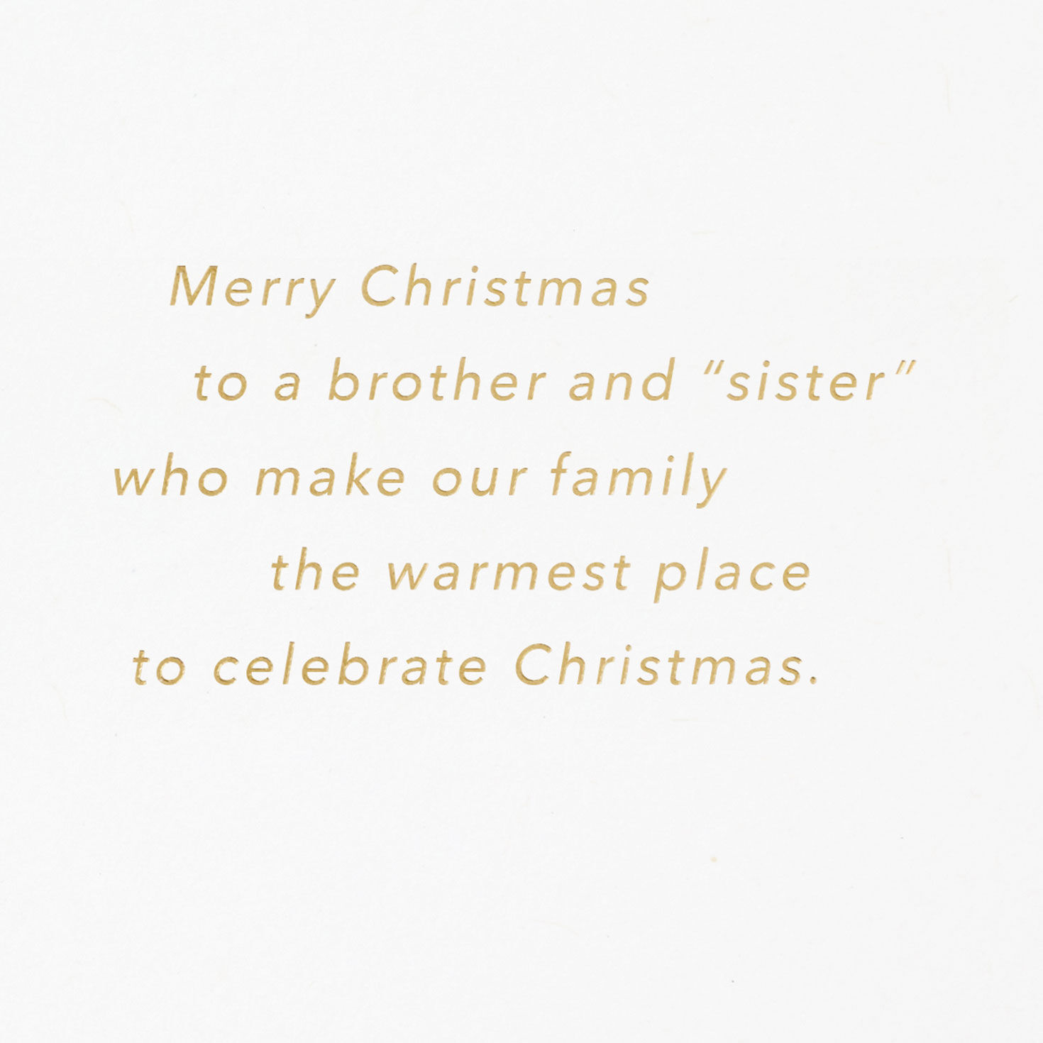 Tree and Gifts Christmas Card for Brother and Sister-in-Law Sentiment image number 3