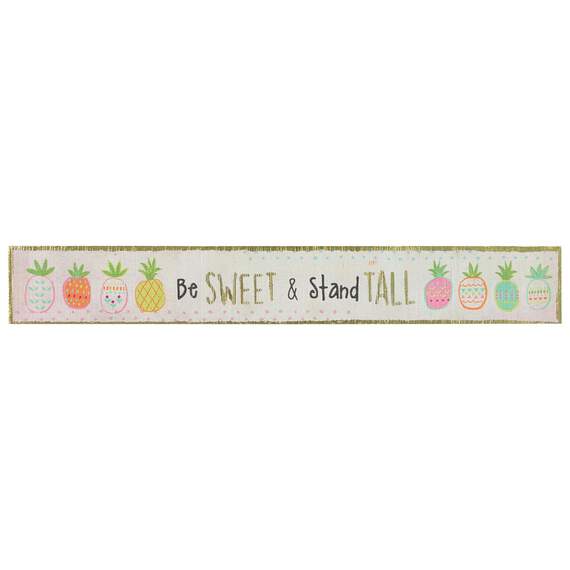 Natural Life Be Sweet & Stand Tall Wood Quote Sign, 14x2, , large image number 1