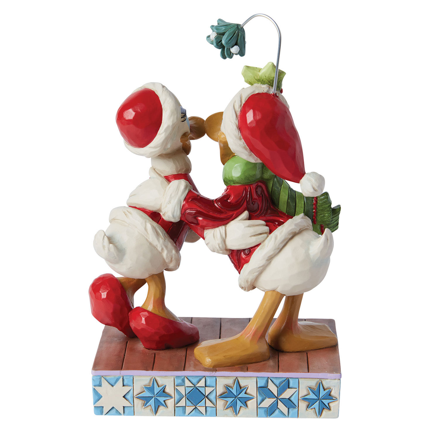 Jim Shore Disney Donald and Daisy Duck Under Mistletoe Figurine, 6.1", , large image number 2