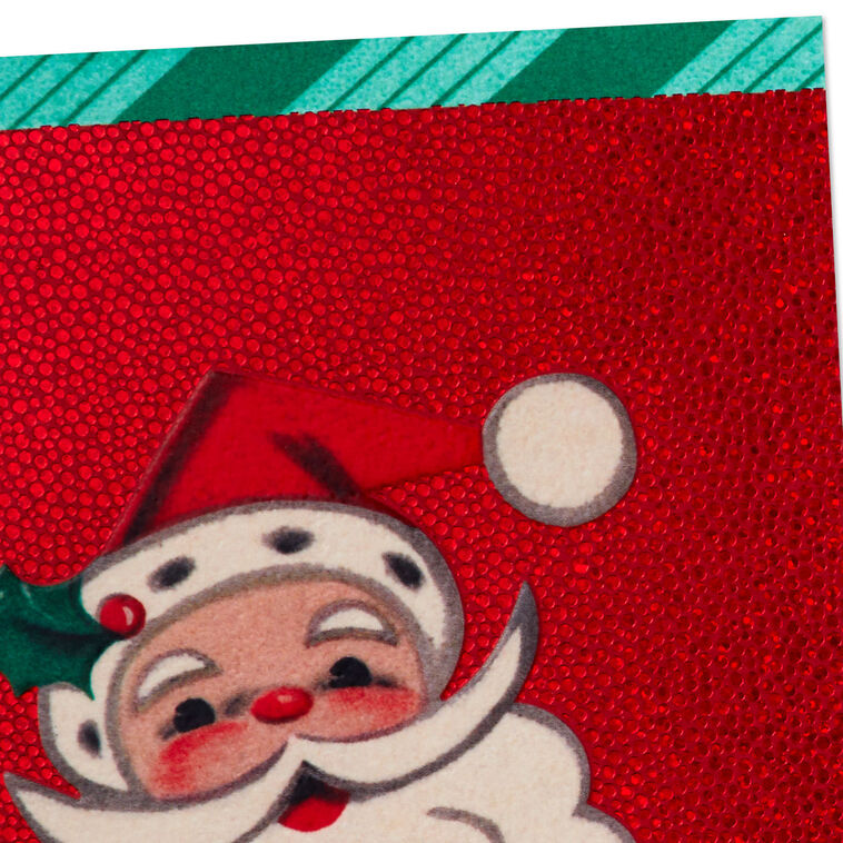 Nostalgic Santa Claus Money Holder Christmas Card Card Front Detail image number 5