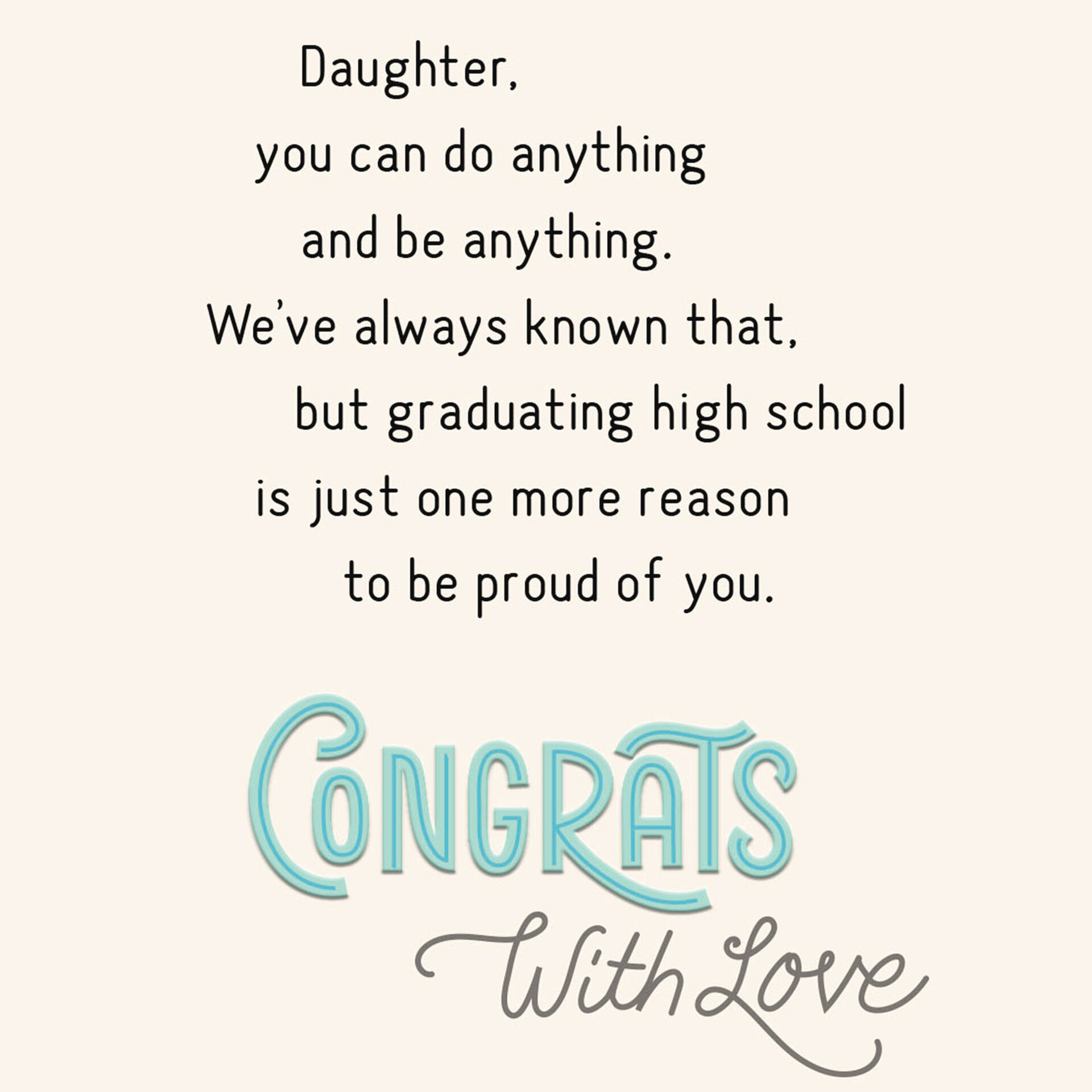 So Proud Of You High School Graduation Card For Daughter Greeting Cards Hallmark So Proud Of You High School Graduation Card For Daughter Greeting Cards Hallmark