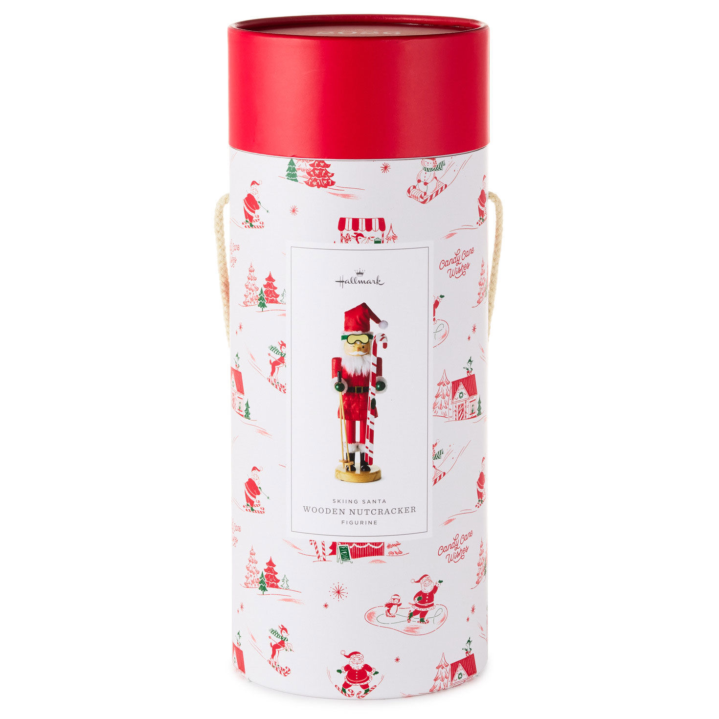 Skiing Santa Nutcracker Decoration package front image number 5