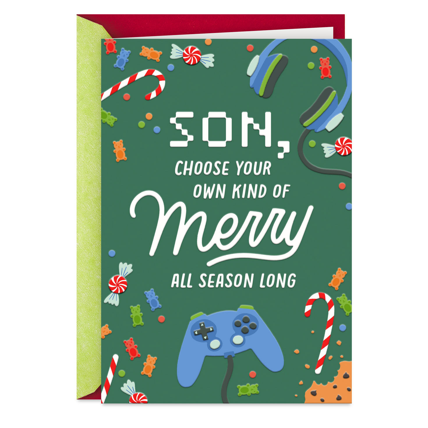 Choose Your Own Kind of Merry Christmas Card for Son