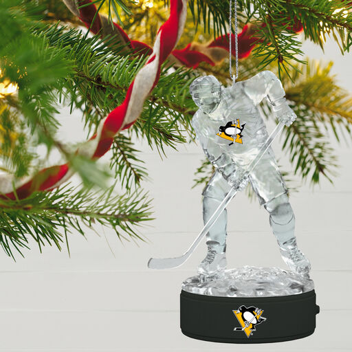 NHL® Pittsburgh Penguins® Ice Hockey Player Ornament With Light, 