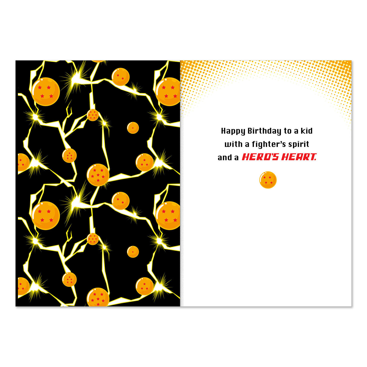 Dragon Ball Z Fighting Spirit Birthday Card - Greeting Cards | Hallmark