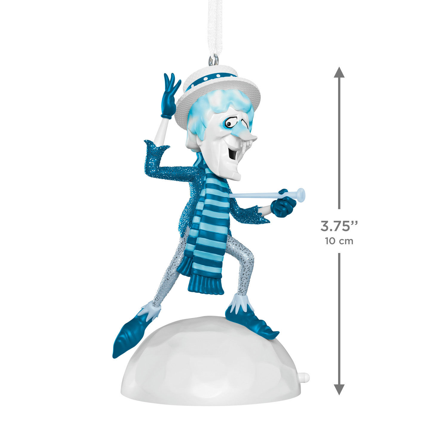 Snow Miser on Snowball Keepsake Ornament measurement image number 3