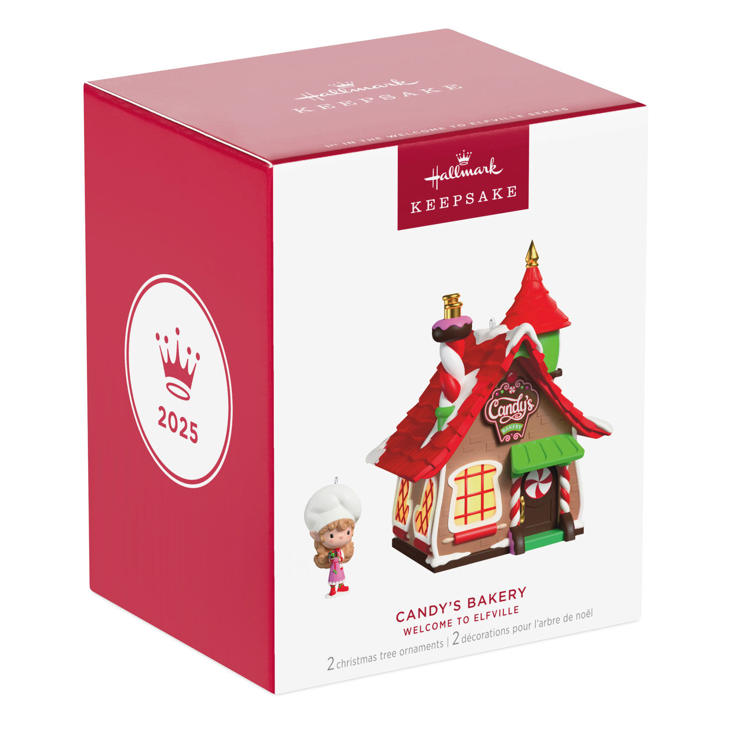 Candy's Bakery and Elf Keepsake Ornaments Packaging Front image number 7