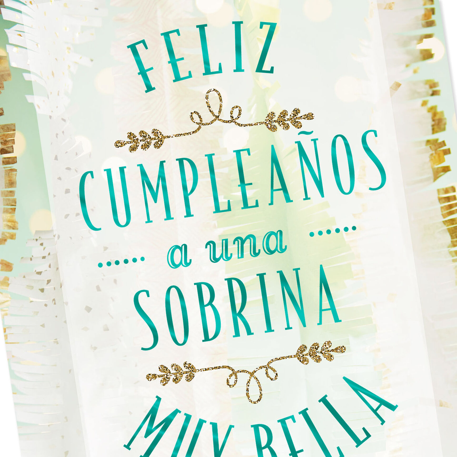 For a Beautiful Niece SpanishLanguage Birthday Card