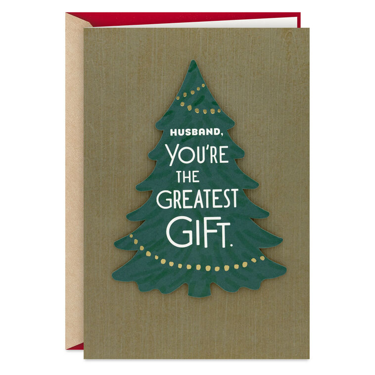 You're the Greatest Gift Christmas Card for Husband