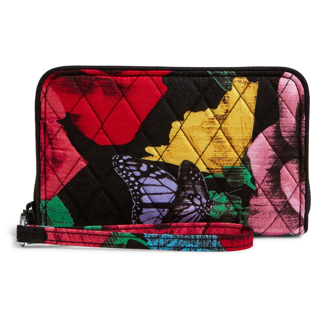 Vera Bradley RFID Grab & Go Wristlet in Havana Rose Handbags & Purses Hallmark