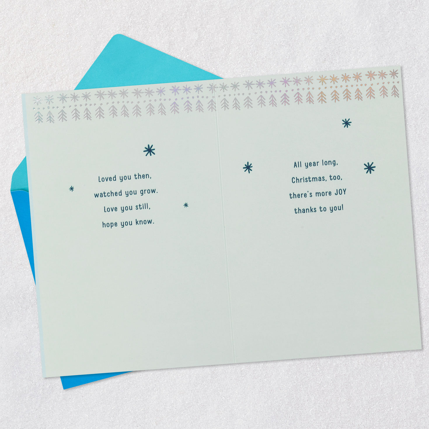 Watched You Grow Christmas Card for Grandson, , large image number 4