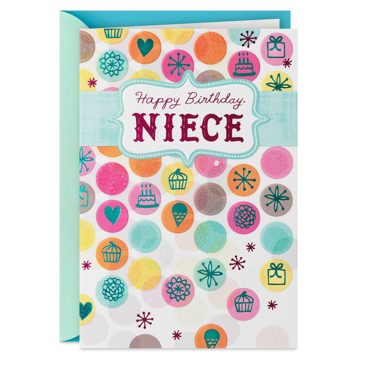 Celebrating Wonderful You Birthday Card for Niece