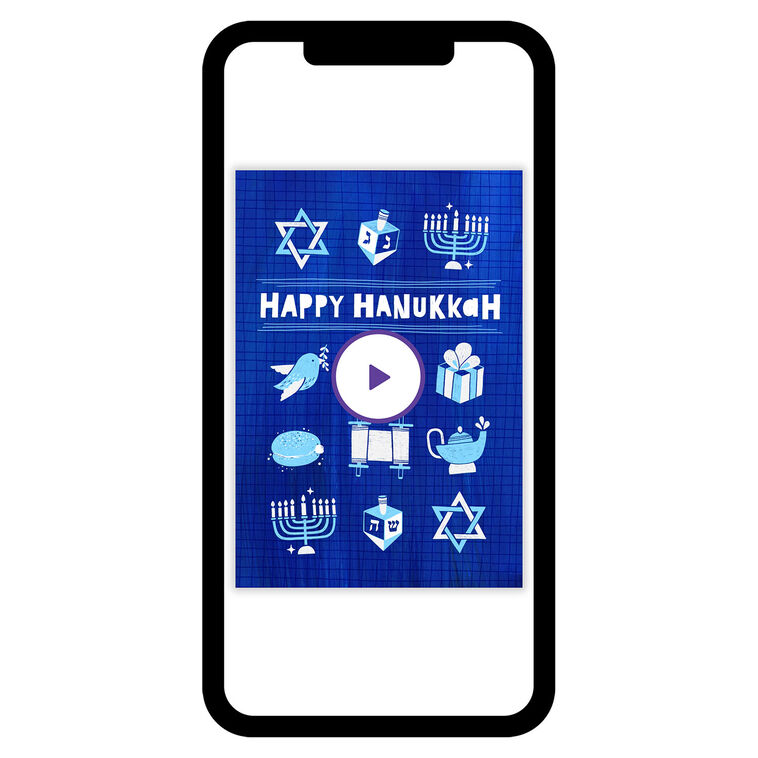 Greatest Blessings Icons Hanukkah eCard