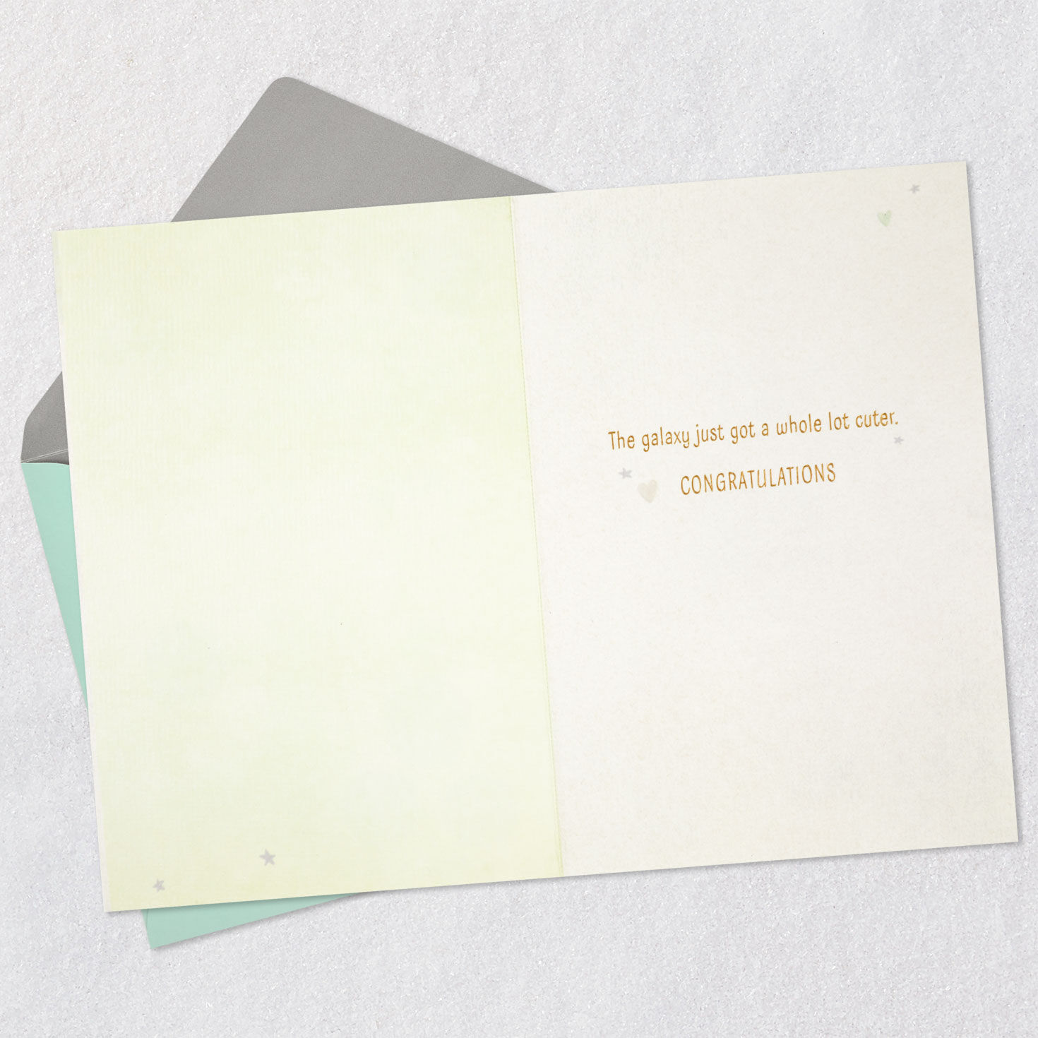 Star Wars: The Mandalorian&trade; Grogu&trade; The Force Is Strong New Baby Card, , large image number 3