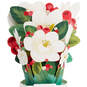 Magnolia Flower Bouquet 3D Pop-Up Holiday Card, , large image number 4
