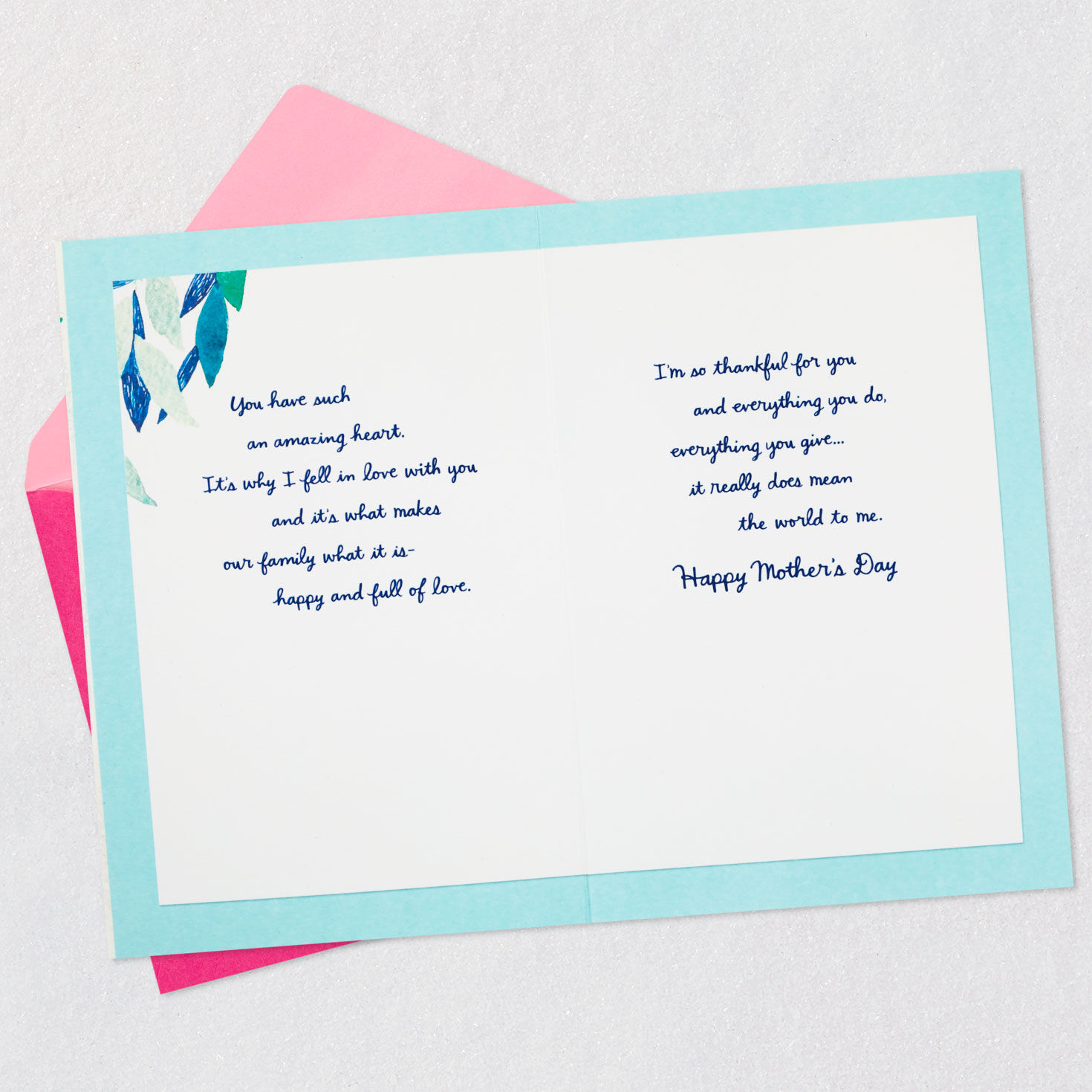 You Mean the World to Me Mother's Day Card for Wife, , large image number 4